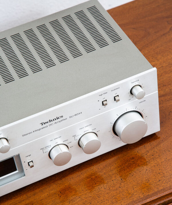 Vintage Technics Stereo Integrated Amplifier DC SU-8044 Silver Hifi Audiophile - Image 8