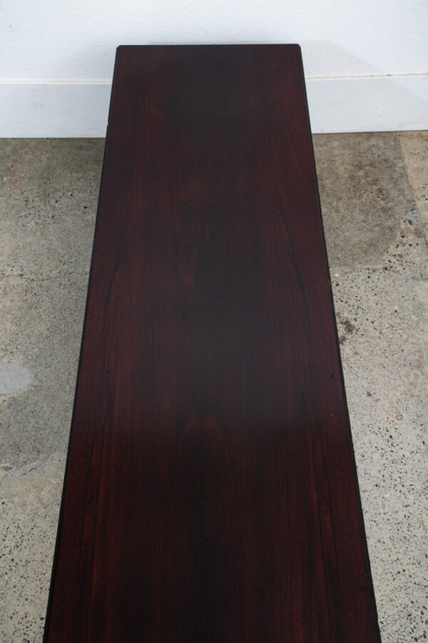 Mid Century Modern Console Table Rosewood Entryway Paul Frankl Johnson Coffee - Image 8