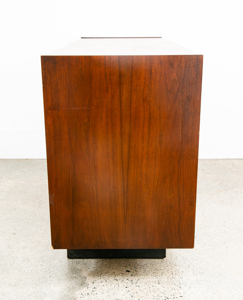 Mid Century Modern Dresser Credenza Lane 6 Drawer Walnut Sideboard Vintage Mcm - Image 4
