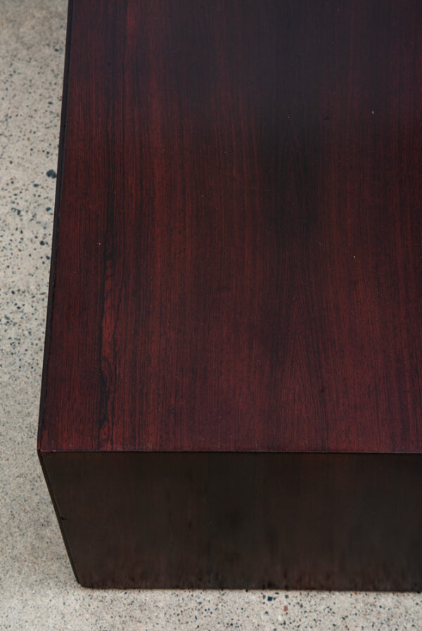 Mid Century Modern Console Table Rosewood Entryway Paul Frankl Johnson Coffee - Image 11