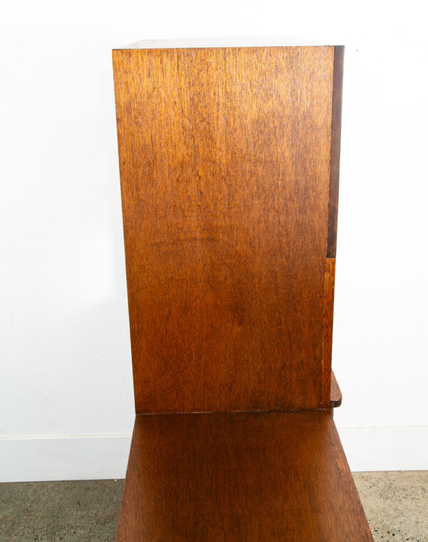 Mid Century Modern Audio Cabinet Record Storage Credenza Low 4 Doors Custom Hifi - Image 6