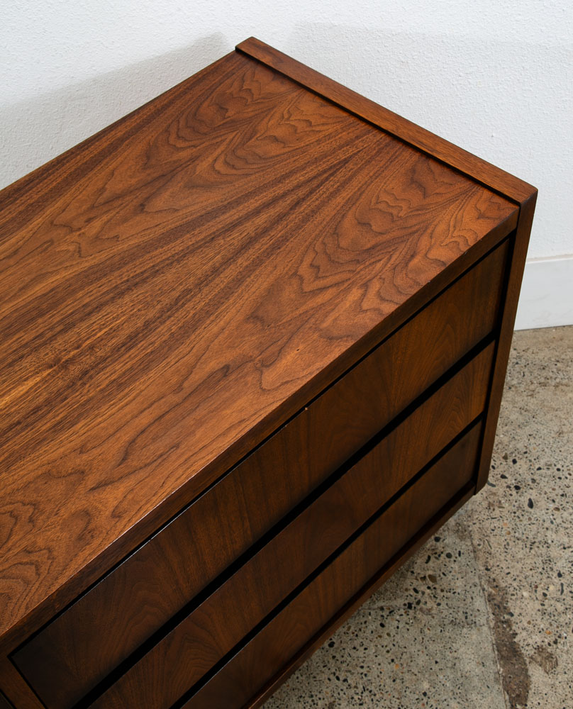 Mid Century Modern Dresser Credenza Lane 6 Drawer Walnut Sideboard Vintage Mcm - Image 10