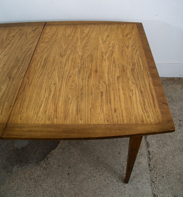 Mid Century Modern Dining Table Furniture 2 Leaf Rectangular Basic Witz Mcm VG - Image 11