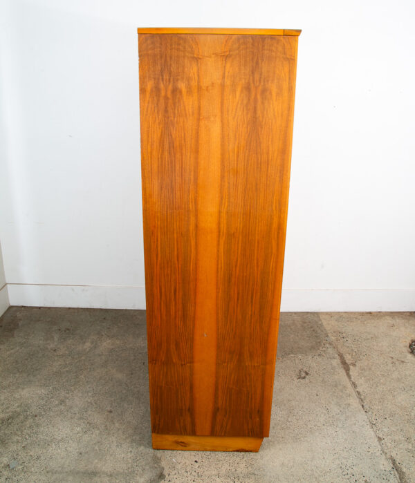 Mid Century Danish Cabinet Custom Armoire Wardrobe Walnut Denmark Drawer Locking - Image 6