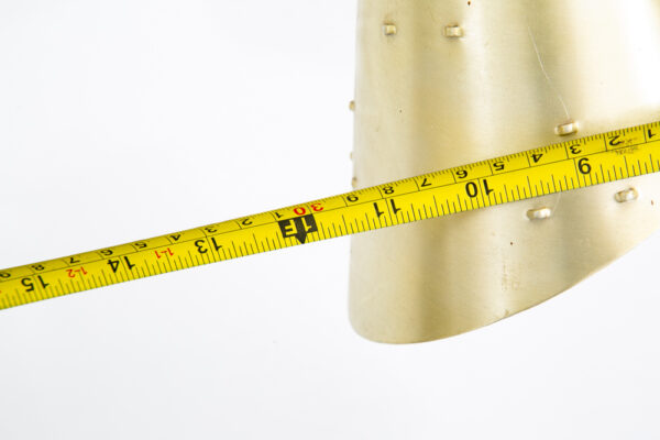Mid Century Modern Floor Lamp Tension Pole 3 Light Brass Vintage Brown Mcm Floor - Image 5