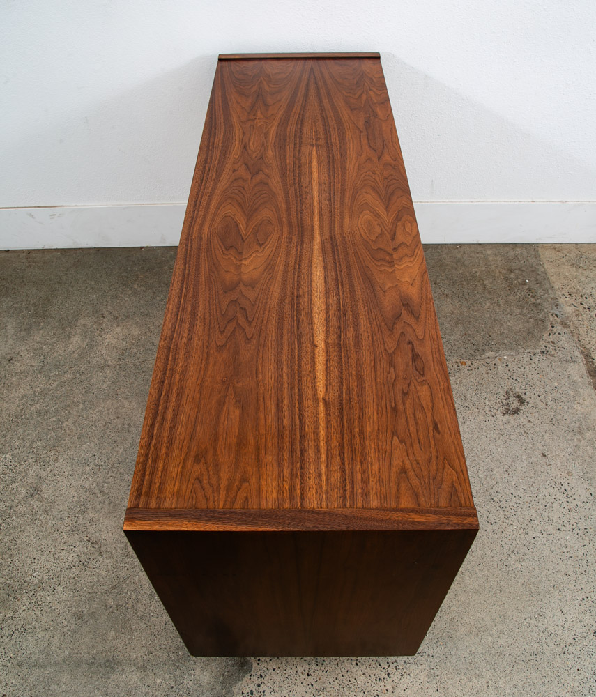 Mid Century Modern Dresser Credenza Lane 6 Drawer Walnut Sideboard Vintage Mcm - Image 3