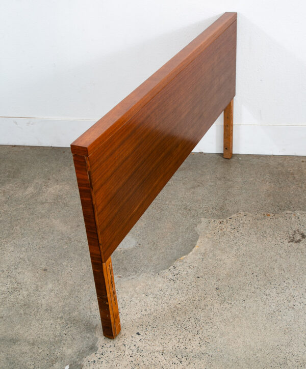 Mid Century Modern Bedframe Full Size Headboard Footboard Walnut Vintage Mcm - Image 4