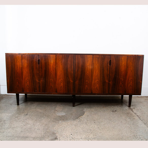 Mid Century Danish Modern Credenza Rosewood Sideboard Svend Langkilde Drawers NM - Image 2