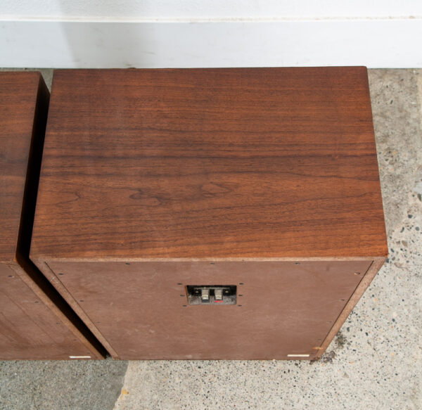 Vintage Speakers Sonics AS-447S 5 Way Walnut Tested Speaker Set Lattice Grills 1 - Image 10