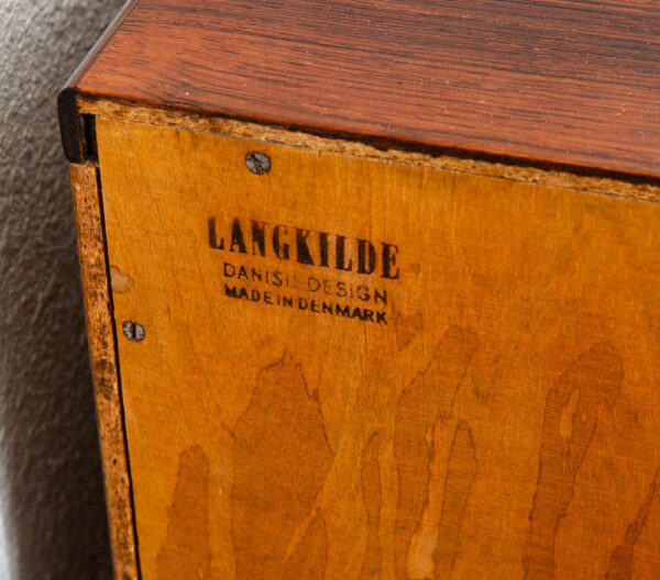 Mid Century Danish Modern Credenza Rosewood Sideboard Svend Langkilde Drawers NM - Image 5