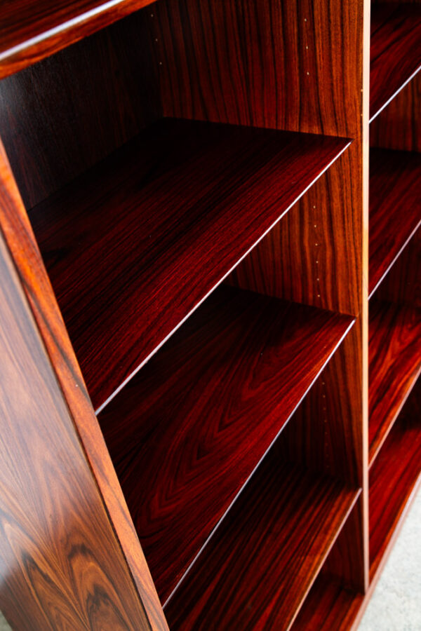 Mid Century Danish Modern Book Shelf Shelving Cabinet Poul Hundevad Rosewood Mcm - Image 6