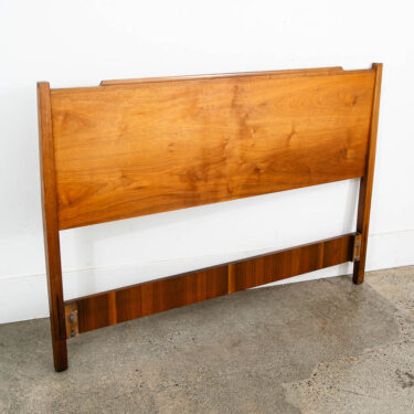Mid Century Modern Headboard Full Size Drexel Declaration Bed Frame Walnut Mcm