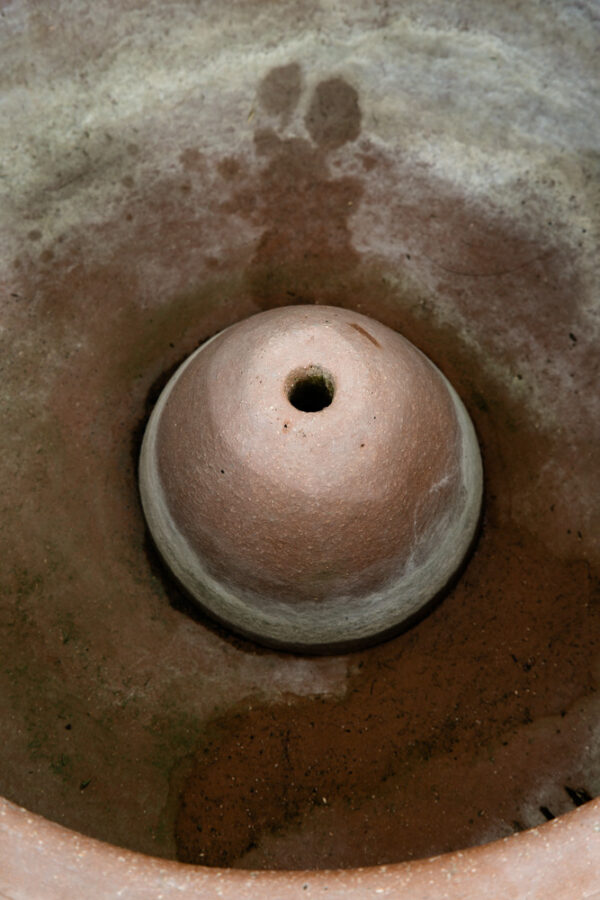 Mid Century Modern Hose Pot Round Clay Stan Bitters Hans Sumpf Scrape Stoneware - Image 8