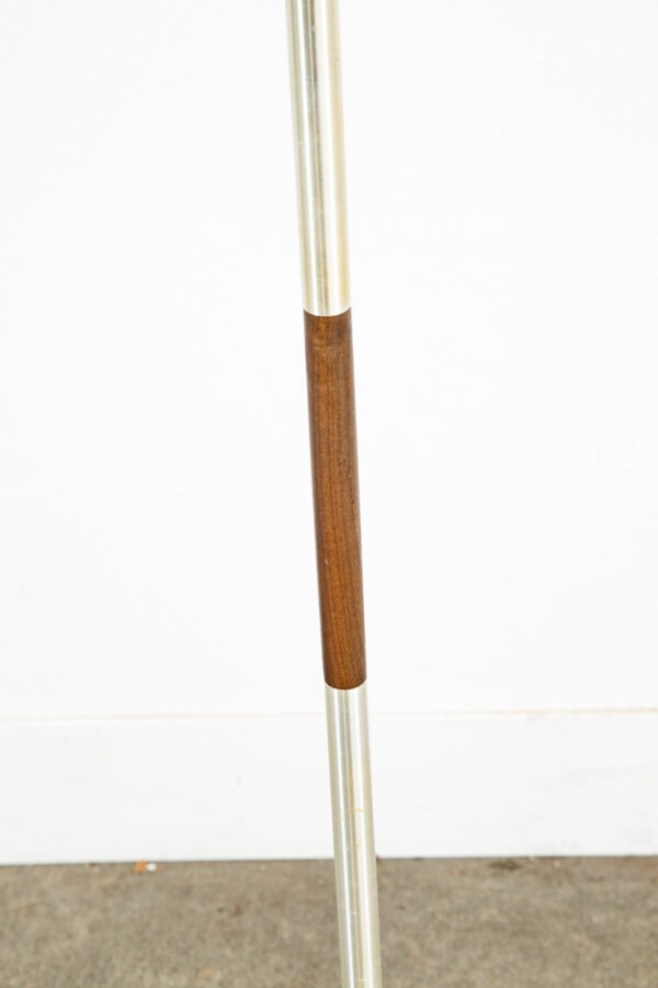 Mid Century Danish Modern Floor Lamp Light Round Tall Rosewood Vintage Shade Mcm - Image 8