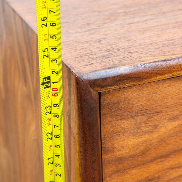 Mid Century Modern Nightstand Side Table Drexel Walnut Drawer Declaration End - Image 10
