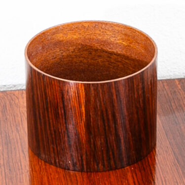 Mid Century Modern Swedish Designed Nut Bowl Rosewood Rounded Sweden Vintage Mcm