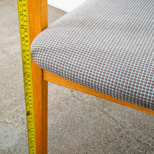 Mid Century Danish Modern Dining Chairs Set 5 Skagen Armchairs Rway Oak Vintage - Image 11