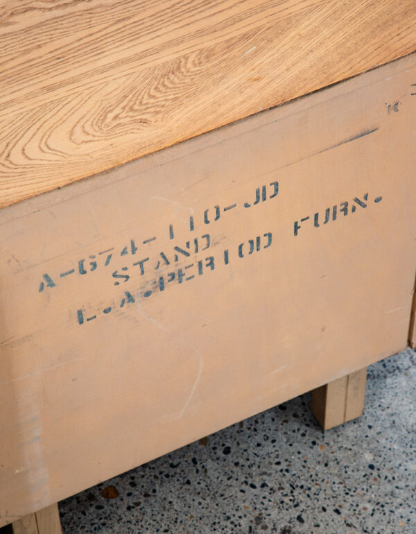 Mid Century Modern Nightstands End Side Tables LA period Furniture Ash Drawer NM - Image 9