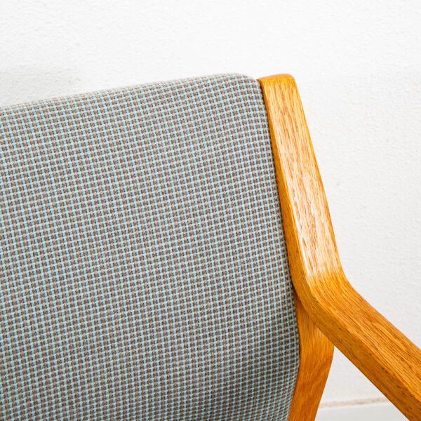 Mid Century Danish Modern Dining Chairs Set 5 Skagen Armchairs Rway Oak Vintage - Image 9