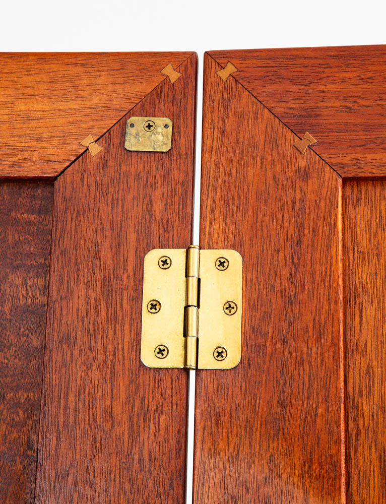 Mid Century Modern Closet Cabinet Armoire Mahogany Wardrobe Closet Drawers Mcm - Image 11