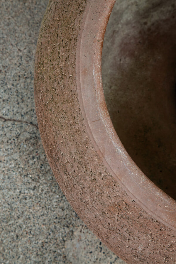 Mid Century Modern Hose Pot Round Clay Stan Bitters Hans Sumpf Scrape Stoneware - Image 9