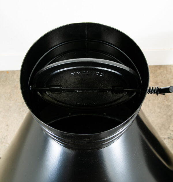 Mid Century Modern Fireplace Majestic Firehood Black Indoor Outdoor Restored Mcm - Image 7