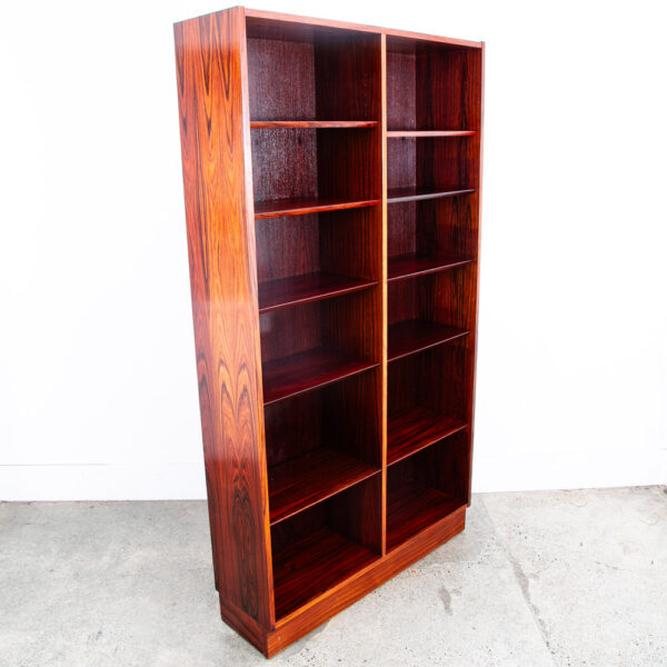 Mid Century Danish Modern Book Shelf Shelving Cabinet Poul Hundevad Rosewood Mcm - Image 4