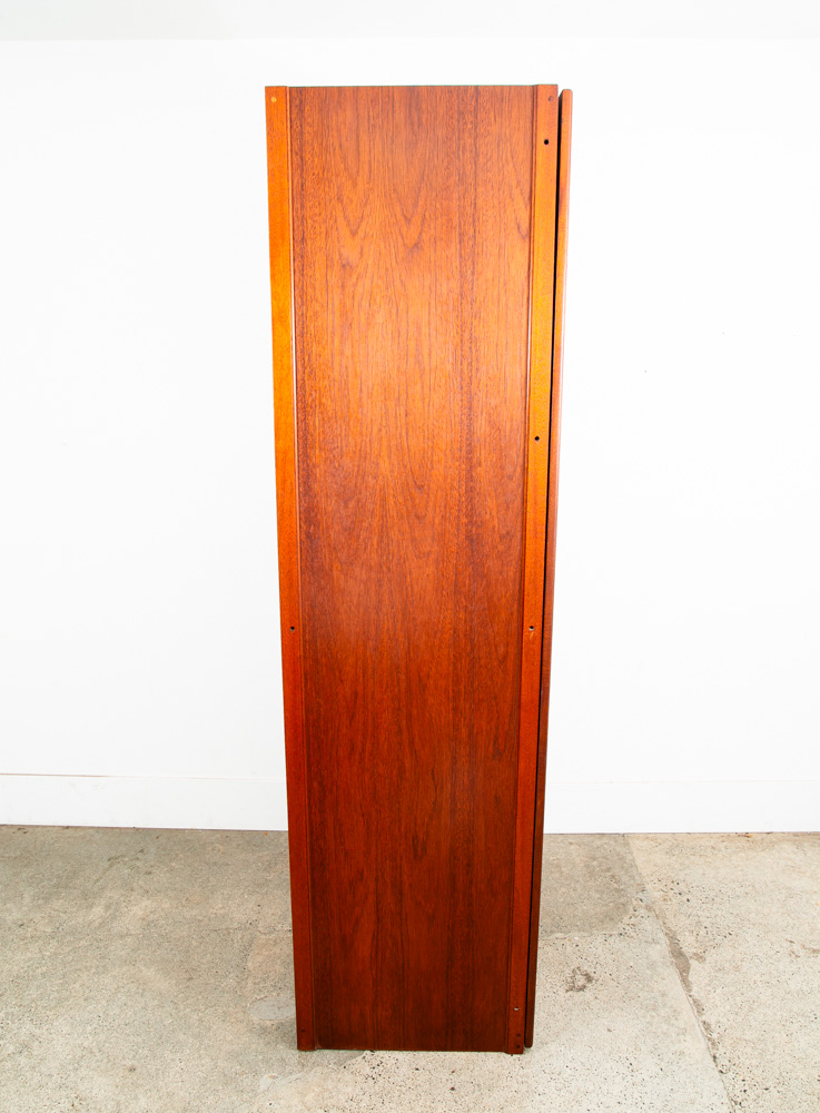 Mid Century Modern Closet Cabinet Armoire Mahogany Wardrobe Closet Drawers Mcm - Image 4