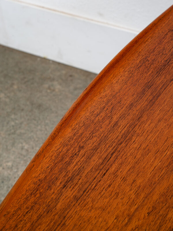 Mid Century Danish Modern Side Table End Dansk IHQ Jens Quistgaard Handles Teak - Image 8