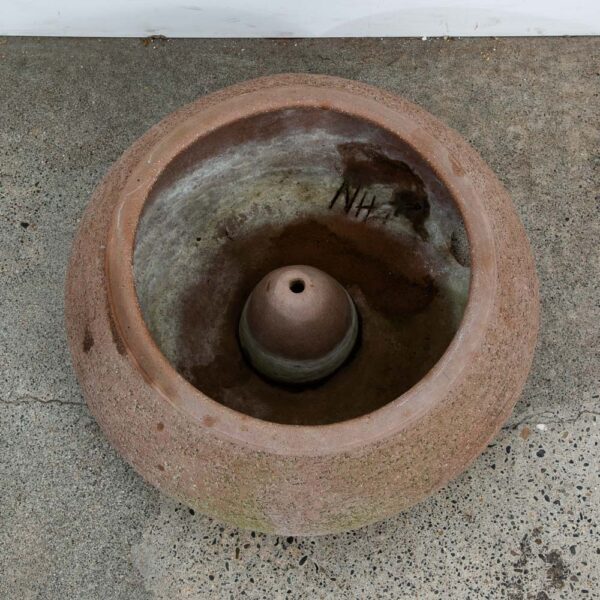 Mid Century Modern Hose Pot Round Clay Stan Bitters Hans Sumpf Scrape Stoneware - Image 4