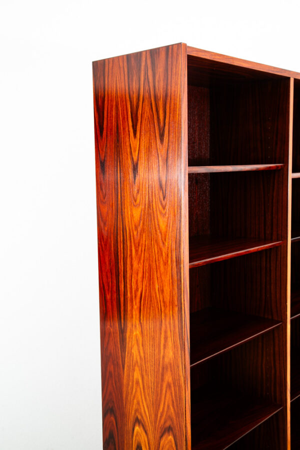 Mid Century Danish Modern Book Shelf Shelving Cabinet Poul Hundevad Rosewood Mcm - Image 11