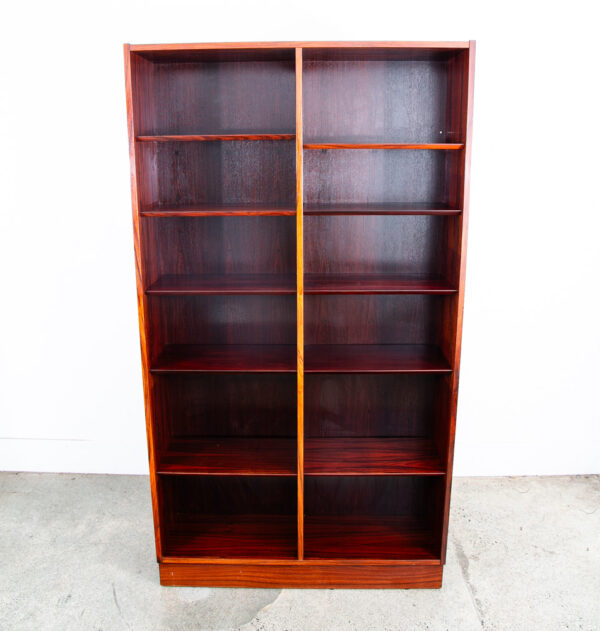 Mid Century Danish Modern Book Shelf Shelving Cabinet Poul Hundevad Rosewood Mcm - Image 3