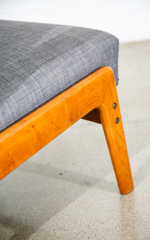 Mid Century Danish Modern Lounge Chair Recliner Christian Sorensen Teak Oak Mcm - Image 9