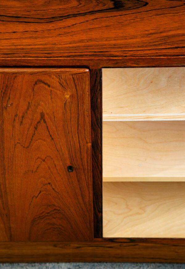 Mid Century Danish Modern Cabinet Brazilian Rosewood Bookshelf Poul Hundevad Mcm - Image 10
