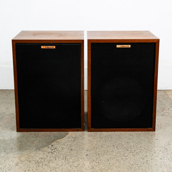 Mid Century Modern Speakers Klipsch Heresy HWO 1982 Vintage Audiophile K-22 K-77 - Image 2