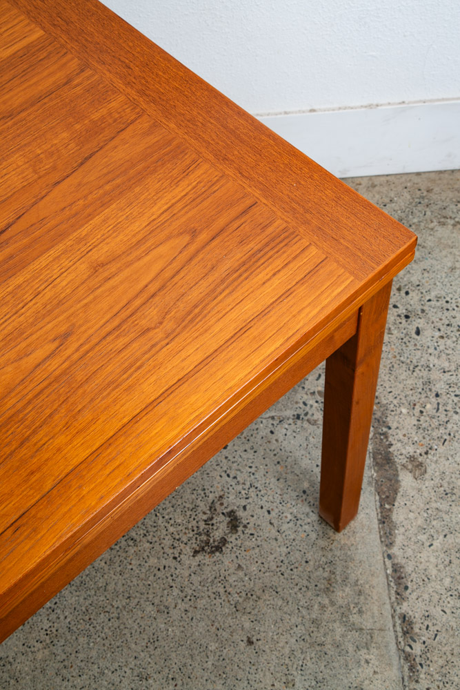 Mid Century Danish Modern Dining Table Teak Extension x2 Draw Leaf Denmark AM - Image 10
