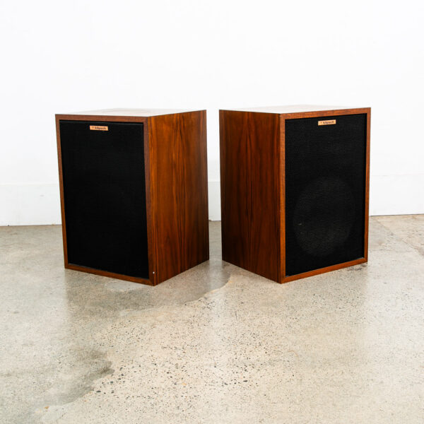 Mid Century Modern Speakers Klipsch Heresy HWO 1982 Vintage Audiophile K-22 K-77 - Image 9