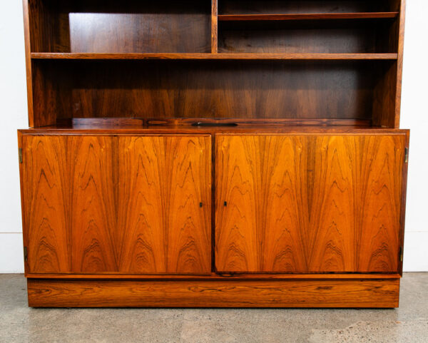 Mid Century Danish Modern Cabinet Brazilian Rosewood Bookshelf Poul Hundevad Mcm - Image 5