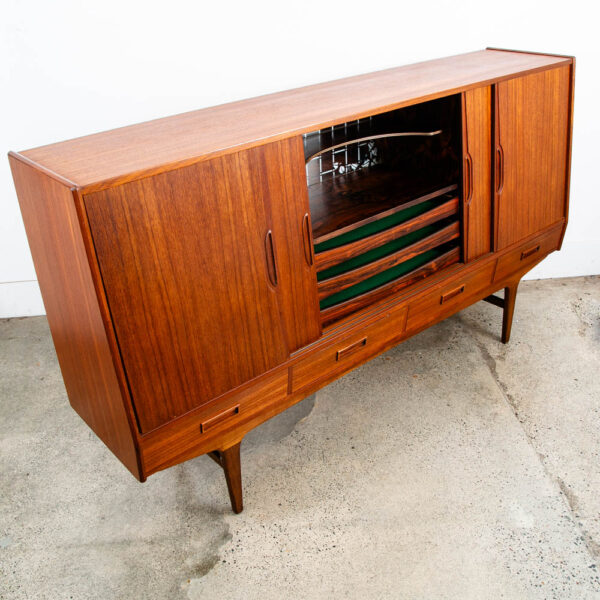 Mid Century Danish Modern Credenza Westergaards Silkeborg Sideboard Large Cabinet - Image 6