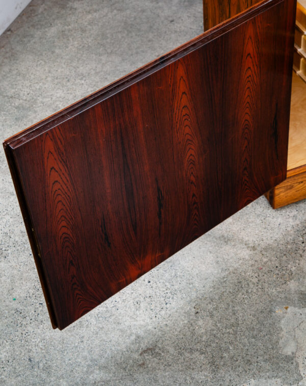 Mid Century Danish Modern Cabinet Brazilian Rosewood Bookshelf Poul Hundevad Mcm - Image 7