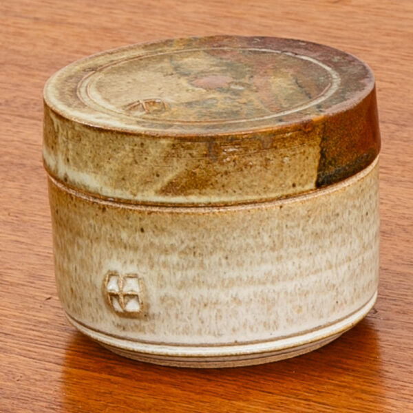 Art Pottery Lidded Box Ceramic Vessel Craig Easter Glazed Round Signed - Image 6