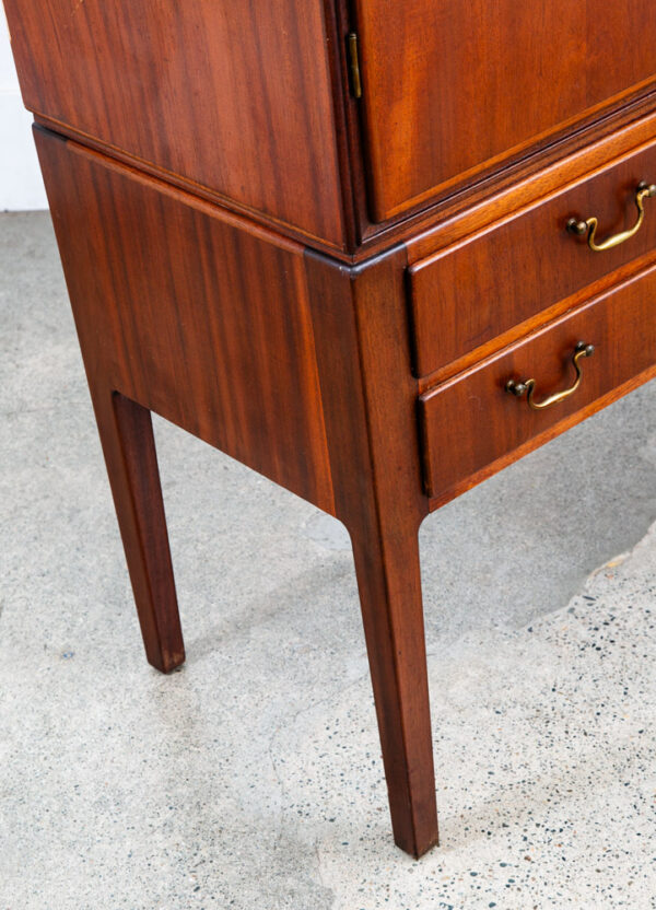 Mid Century Danish Modern Credenza Highboard Bar Sideboard Denmark Mcm Drawers - Image 12