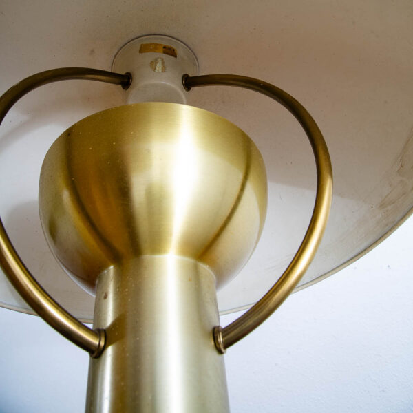 Mid Century Modern Danish Pendant Light Fixture Hanging Fog & Morup Black Dome - Image 9