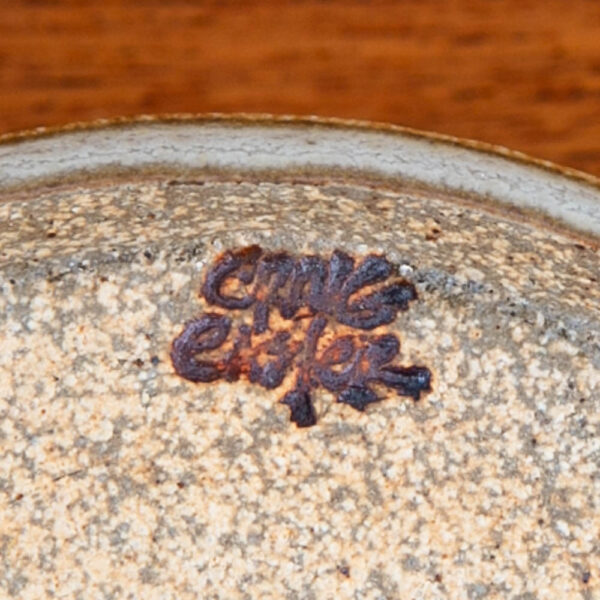 Art Pottery Lidded Box Ceramic Vessel Craig Easter Glazed Round Signed - Image 8