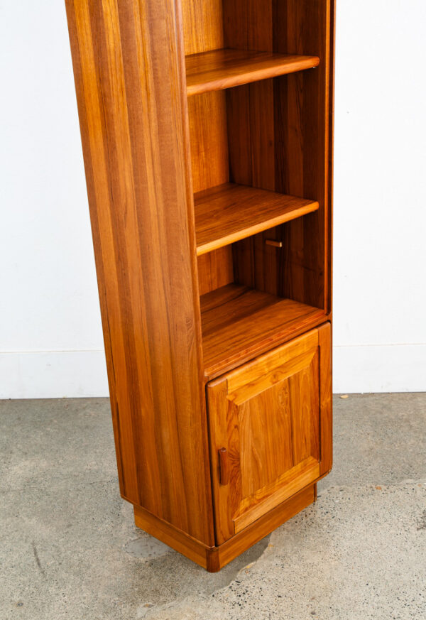 Mid Century Danish Modern Cabinet Uldum Mobler Hutch Compact Display Teak Shelf - Image 5