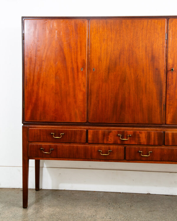 Mid Century Danish Modern Credenza Highboard Bar Sideboard Denmark Mcm Drawers - Image 10