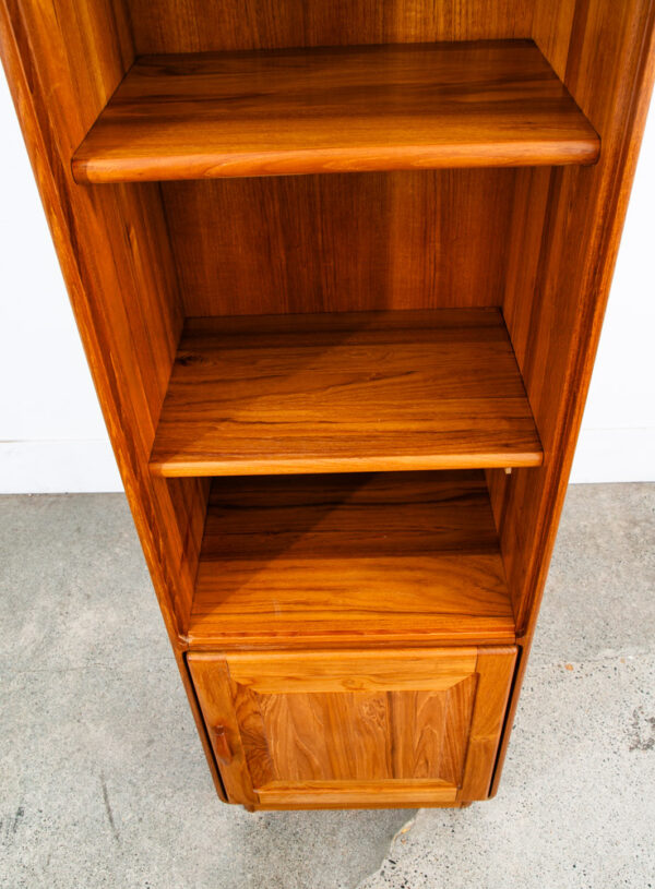 Mid Century Danish Modern Cabinet Uldum Mobler Hutch Compact Display Teak Shelf - Image 6