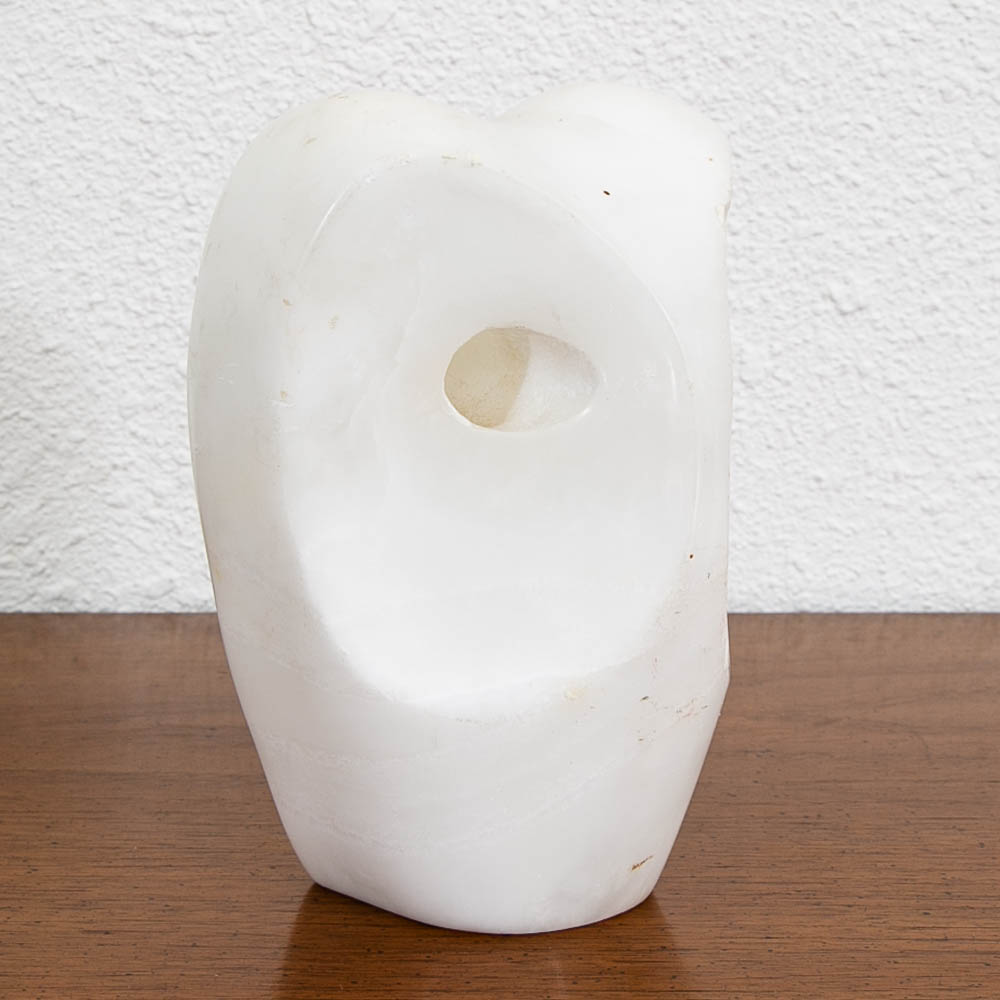 Mid Century Modern Owl Bookends White Marble Italian Pair Figurine Solid Heavy - Image 7
