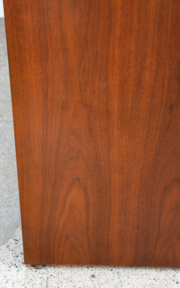 Mid Century Modern File Cabinet 2 Drawer Walnut Office Vintage Kimball Locking - Image 10