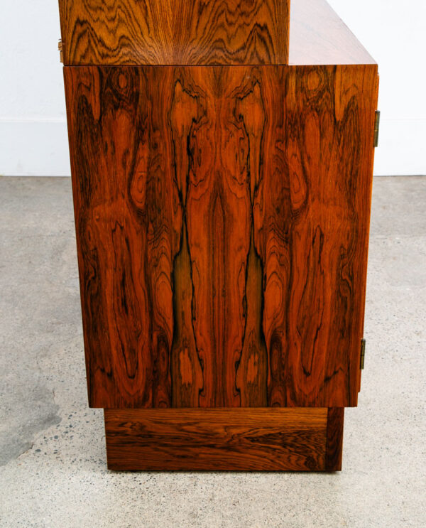 Mid Century Danish Modern Cabinet Brazilian Rosewood Bookshelf Poul Hundevad Mcm - Image 3
